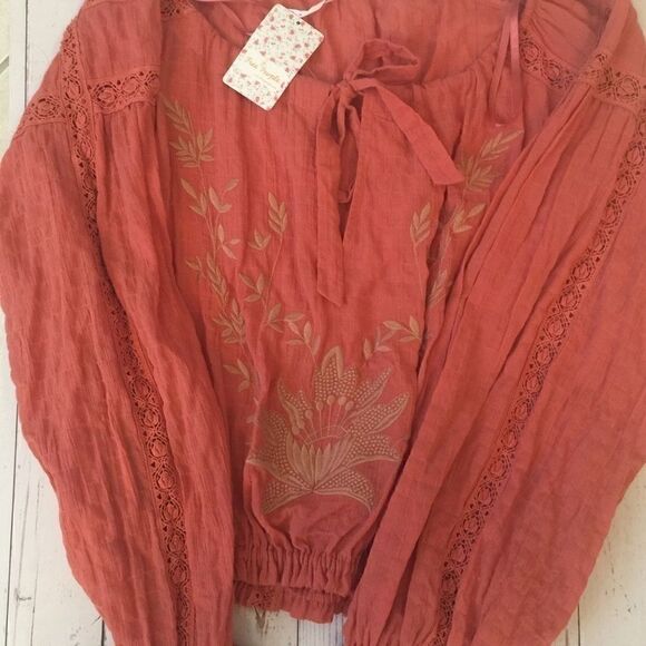 - Free People Maria Maria Blouse Size XS NWT - Picture 4 of 7